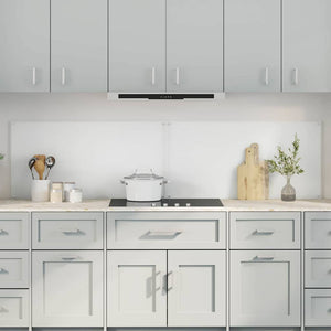 Vidaxl keuken spatscherm 2 pcs doorzichtig 100 x 50 cm gehard glas