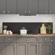 Vidaxl keuken spatscherm 2 pcs zwart 90 x 40 cm gehard glas