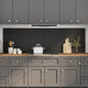 Vidaxl keuken spatscherm 2 pcs zwart 100 x 60 cm gehard glas
