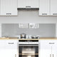 Vidaxl keuken spatscherm 2 pcs lichtgrijs 80 x 40 cm gehard glas