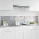 Vidaxl keuken spatscherm 2 pcs lichtgrijs 100 x 40 cm gehard glas