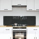 Vidaxl keuken spatscherm 2 pcs donkergrijs 70 x 40 cm gehard glas