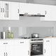 Vidaxl keuken spatscherm 2 pcs doorzichtig 110 x 40 cm gehard glas