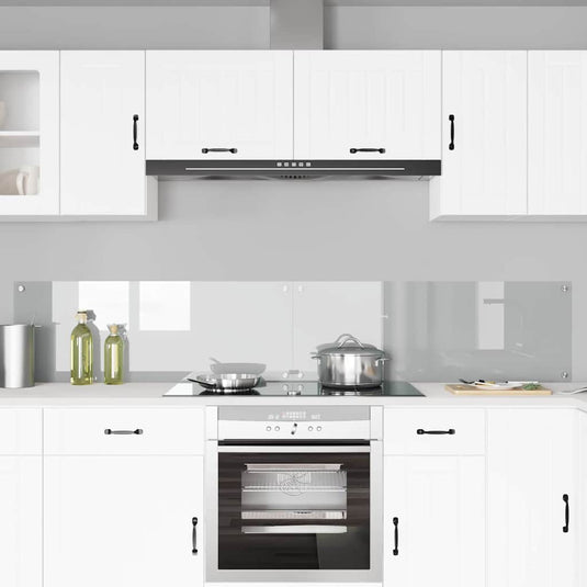 Vidaxl keuken spatscherm 2 pcs doorzichtig 110 x 40 cm gehard glas