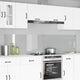 Vidaxl keuken spatscherm 2 pcs doorzichtig 110 x 50 cm gehard glas