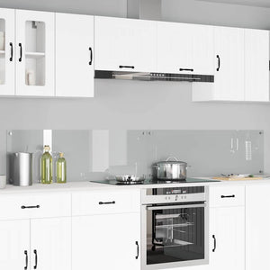 Vidaxl keuken spatscherm 2 pcs doorzichtig 120 x 40 cm gehard glas