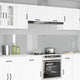 Vidaxl keuken spatscherm 2 pcs doorzichtig 120 x 50 cm gehard glas