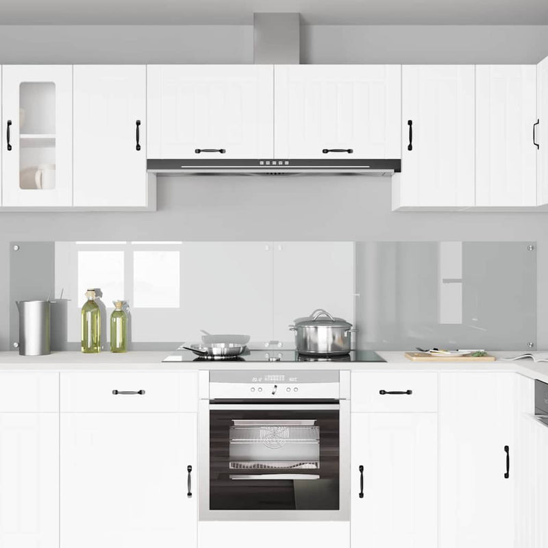 Afbeelding laden in galerijviewer, Vidaxl keuken spatscherm 2 pcs doorzichtig 120 x 50 cm gehard glas
