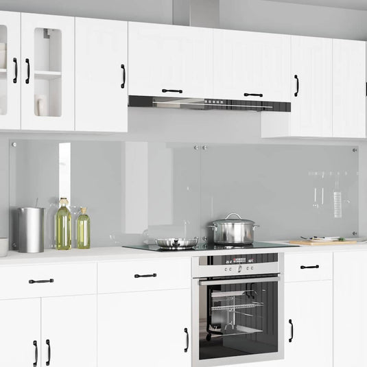 Vidaxl keuken spatscherm 2 pcs doorzichtig 120 x 60 cm gehard glas