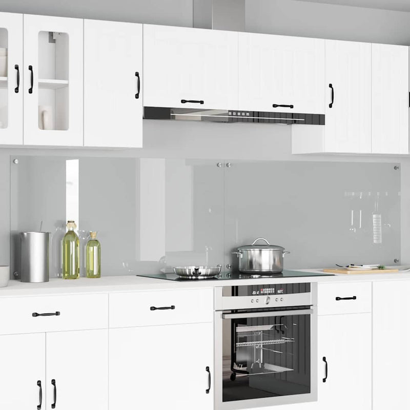 Afbeelding laden in galerijviewer, Vidaxl keuken spatscherm 2 pcs doorzichtig 120 x 60 cm gehard glas
