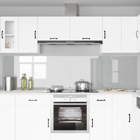 Vidaxl keuken spatscherm 2 pcs doorzichtig 120 x 60 cm gehard glas