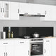 Vidaxl keuken spatscherm 2 pcs zwart 110 x 40 cm gehard glas