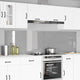 Vidaxl keuken spatscherm 2 pcs lichtgrijs 110 x 60 cm gehard glas