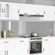 Vidaxl keuken spatscherm 2 pcs lichtgrijs 120 x 60 cm gehard glas
