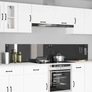 Vidaxl keuken spatscherm 2 pcs donkergrijs 110 x 40 cm gehard glas