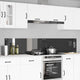 Vidaxl keuken spatscherm 2 pcs donkergrijs 110 x 40 cm gehard glas