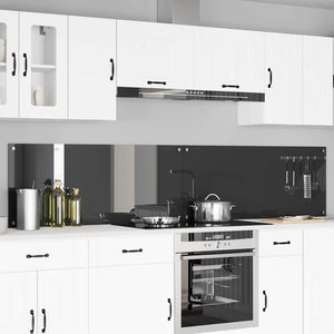 Vidaxl keuken spatscherm 2 pcs donkergrijs 120 x 50 cm gehard glas