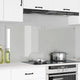 Vidaxl keuken achterwand 2 pcs doorzichtig 70 x 60 cm gehard glas