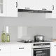 Vidaxl keuken achterwand 2 pcs doorzichtig 80 x 40 cm gehard glas