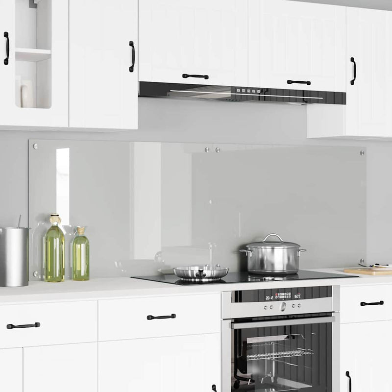 Afbeelding laden in galerijviewer, Vidaxl keuken achterwand 2 pcs doorzichtig 90 x 60 cm gehard glas
