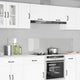 Vidaxl keuken achterwand 2 pcs doorzichtig 100 x 40 cm gehard glas
