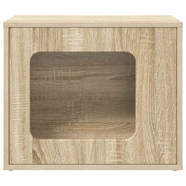 Vidaxl kattenhuis sonoma 51 x 30 x 42,5 cm bewerkt hout