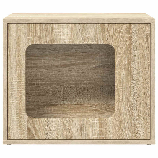 Vidaxl kattenhuis sonoma 51 x 30 x 42,5 cm bewerkt hout