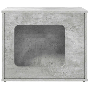 Vidaxl kattenhuis beton 51 x 30 x 42,5 cm bewerkt hout