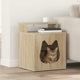 Vidaxl kattenhuis sonoma 42,5 x 40 x 53,5 cm bewerkt hout
