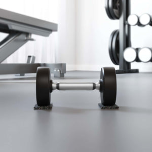 Vidaxl rubberen roller zwart rubber