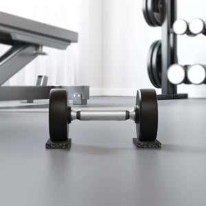Vidaxl rubberen roller zwart rubber