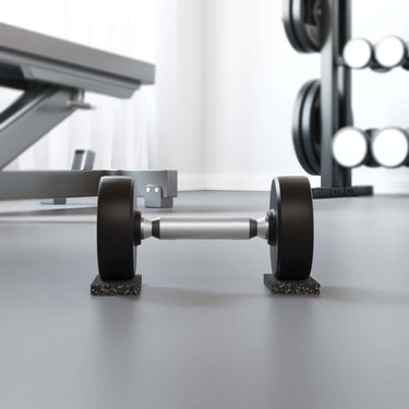 Vidaxl rubberen roller zwart rubber