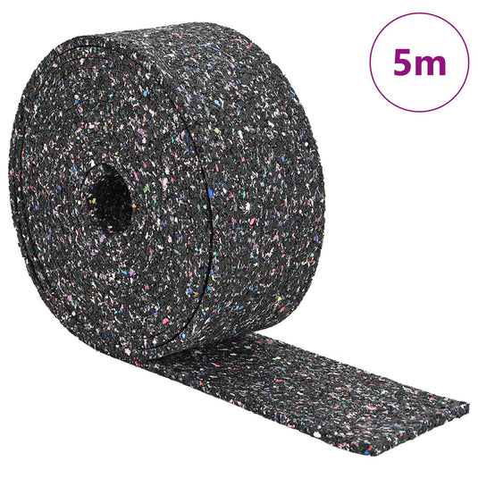Vidaxl rubberen roller zwart 500 x 10 x 0,3 cm rubber