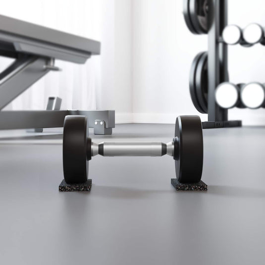 Vidaxl rubberen roller zwart 2000 x 10 x 0,8 cm rubber