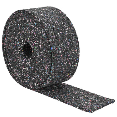 Vidaxl rubberen roller zwart rubber