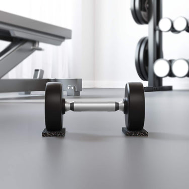 Vidaxl rubberen roller zwart rubber