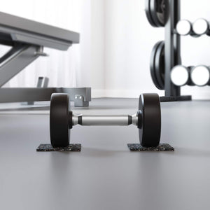 Vidaxl rubberen roller zwart 2000 x 12 x 0,3 cm rubber