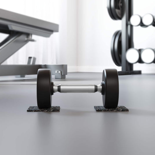 Vidaxl rubberen roller zwart 2000 x 12 x 0,3 cm rubber