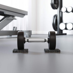 Vidaxl rubberen roller zwart rubber
