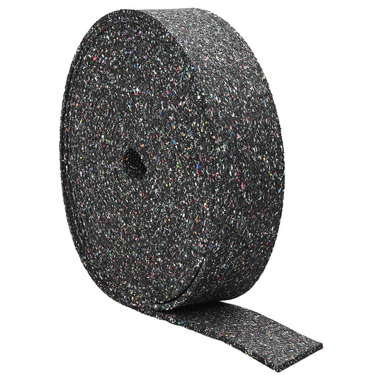 Vidaxl rubberen roller zwart 2000 x 12 x 0,8 cm rubber