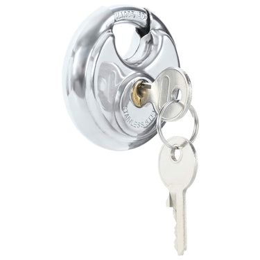 Vidaxl discusloten met sleutels 12 pcs zilver 8 x 2.8 x 8 cm