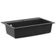 Vidaxl wasbak zwart 795 x 505 mm graniet