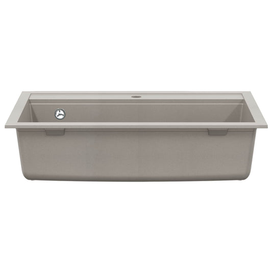Vidaxl wasbak grijs 795 x 505 mm graniet