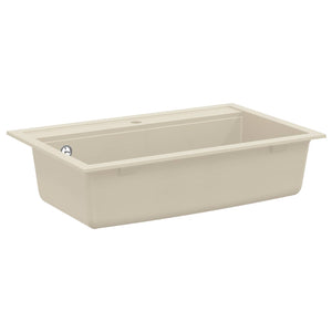 Vidaxl wasbak beige 795 x 505 mm graniet