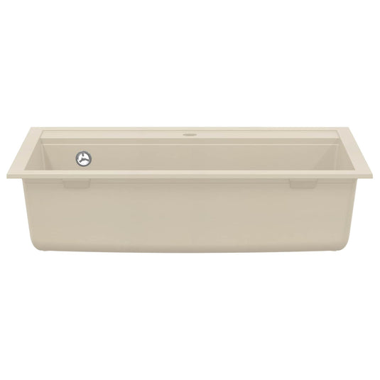 Vidaxl wasbak beige 795 x 505 mm graniet
