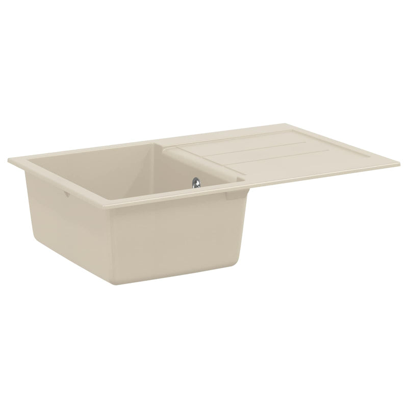 ギャラリービューアに画像をロードする, Vidaxl wasbak beige 780 x 500 mm 80% kwarts en 20% hars
