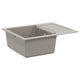 Vidaxl wasbak grijs 620 x 500 mm 80% kwarts en 20% hars
