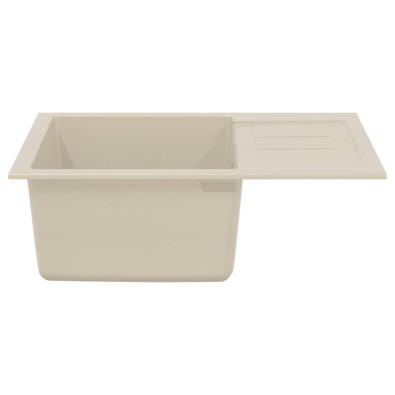 ギャラリービューアに画像をロードする, Vidaxl wasbak beige 620 x 500 mm 80% kwarts en 20% hars
