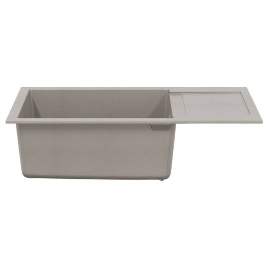 Vidaxl wasbak grijs 780 x 500 mm 80% kwarts en 20% hars