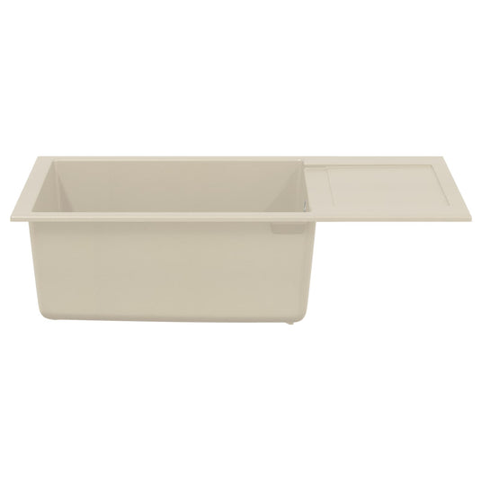 Vidaxl wasbak beige 780 x 500 mm 80% kwarts en 20% hars